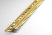 Профиль плиточный угловой для ступеней алюминий ПУ 18